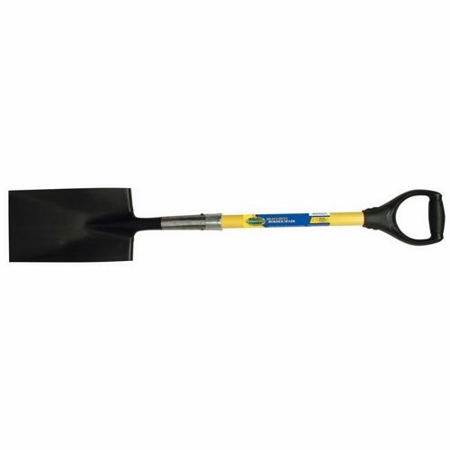 GARDEN SPADE,12 IN,27 IN,FBRGLS,7-3/8 IN
