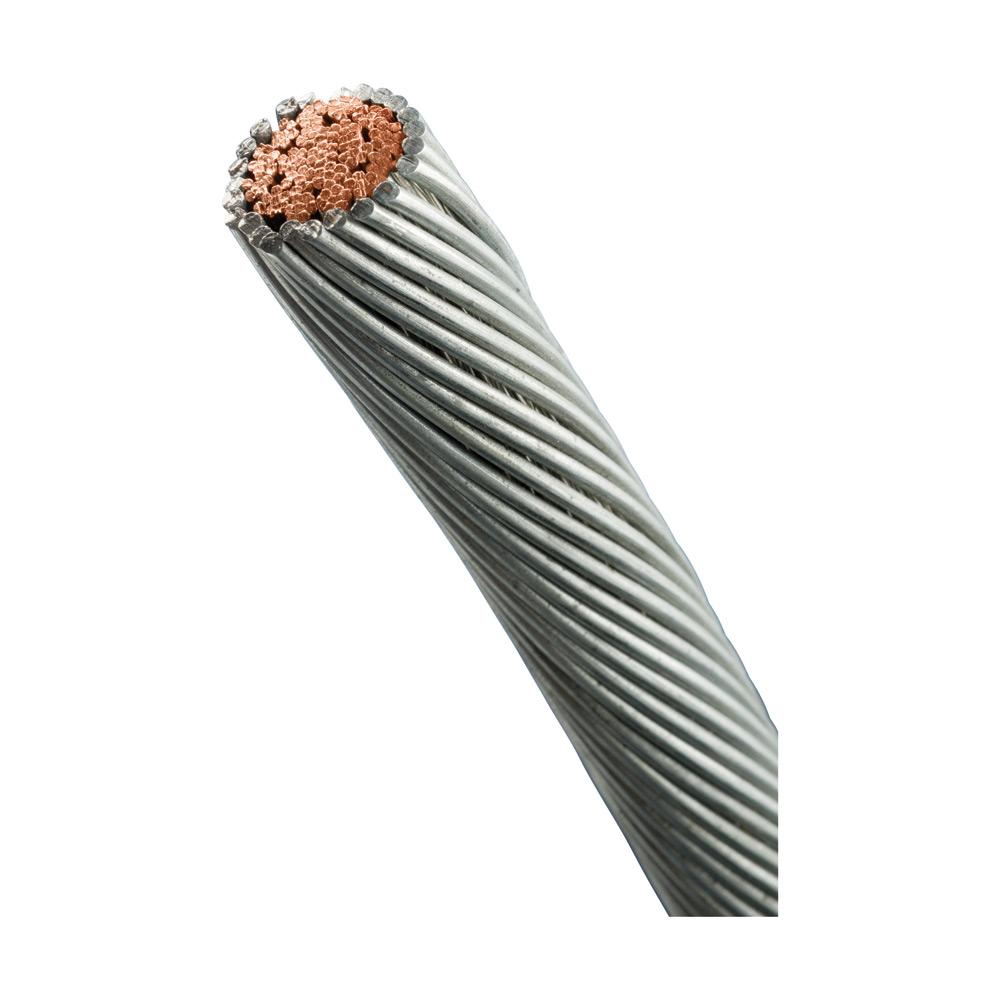 COMPOSITE CABLE, CU & GAL STEEL,200FT REEL, 2/0