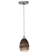 Access Lighting 23733-BS/BLK - ADELE PENDANT,60 WTT,120 V,1,MTL,CEIL