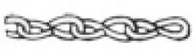 Acorn Fasteners JAC10 - #10 JACK CHAIN STEEL ZINC 50'/BOX