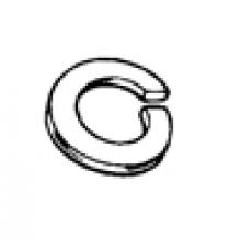 Acorn Fasteners LW8J - #8 SPLIT LOCK WASHERS ZINC IN JAR