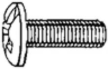 Acorn Fasteners RH141J - 1/4-20 X 1 COMBO ROUND HD M/S ZINC IN JAR