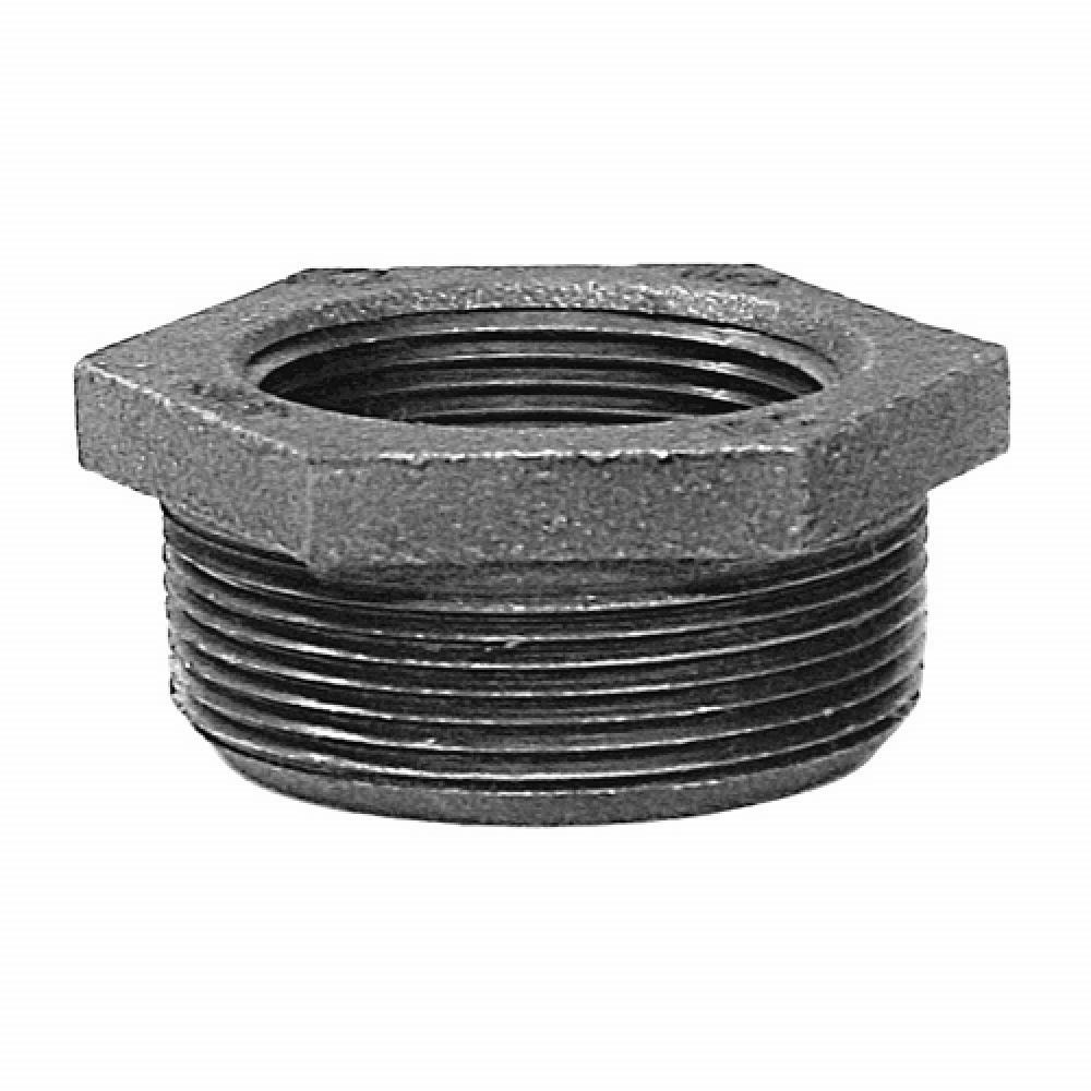 383 DOM HEX BUSHING,1-1/2 X 1-1/4 IN,BLK