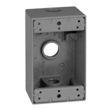 APPOZGCOMM WSM175 - 1 GANG BOX 3 3/4 IN HUBS