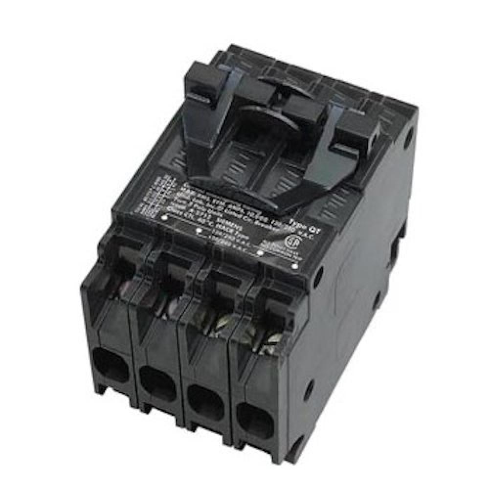 Siemens® quad circuit breaker type QT. Two indiv