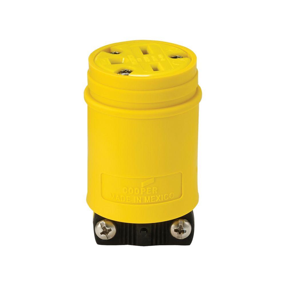 Conn Ins 20A 125V 2P3W Str YL