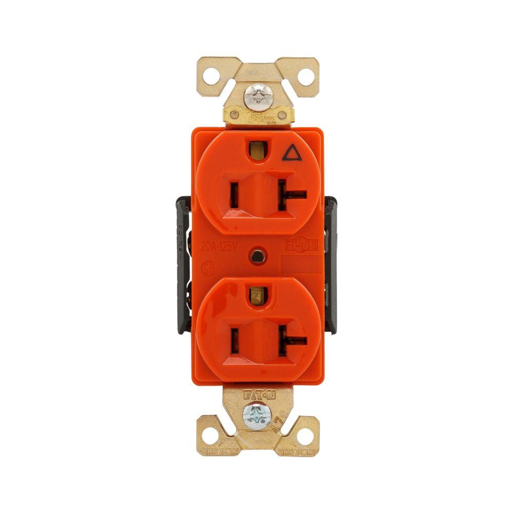Recp Duplex IG 20A 125V 2P3W Str B&S OR