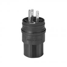 Eaton Wiring Devices 14W47BK - Plug WT 15A 125V 2P3W Str BK