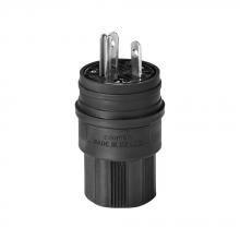 Eaton Wiring Devices 14W49BK - Plug WT 15A 250V 2P3W Str BK