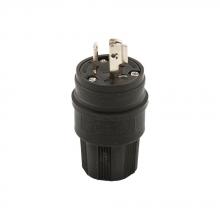 Eaton Wiring Devices 24W49BK - Plug WT 15A 250V 2P3W H/L BK