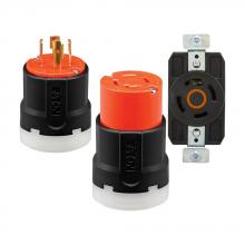 Eaton Wiring Devices AHCL1430FI - CCL Flanged Inlet 30A 125/250V-OR&BK