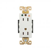 Eaton Wiring Devices IG8262W - Recp HG IG Deco Dup 15A125V 2P3W B&S WH