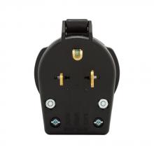 Eaton Wiring Devices S42-SP - Plug Angle Univ 30/50A250V 2P3W Vinyl BK