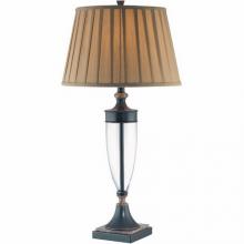 Lite Source LS-21415 - TABLE LAMP,100 WTT,120 V,1,DARK BRZ,TAN