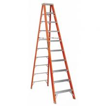 Louisville Ladder FS1310HD - 10' FG STEP T-IAA W/METAL TOP