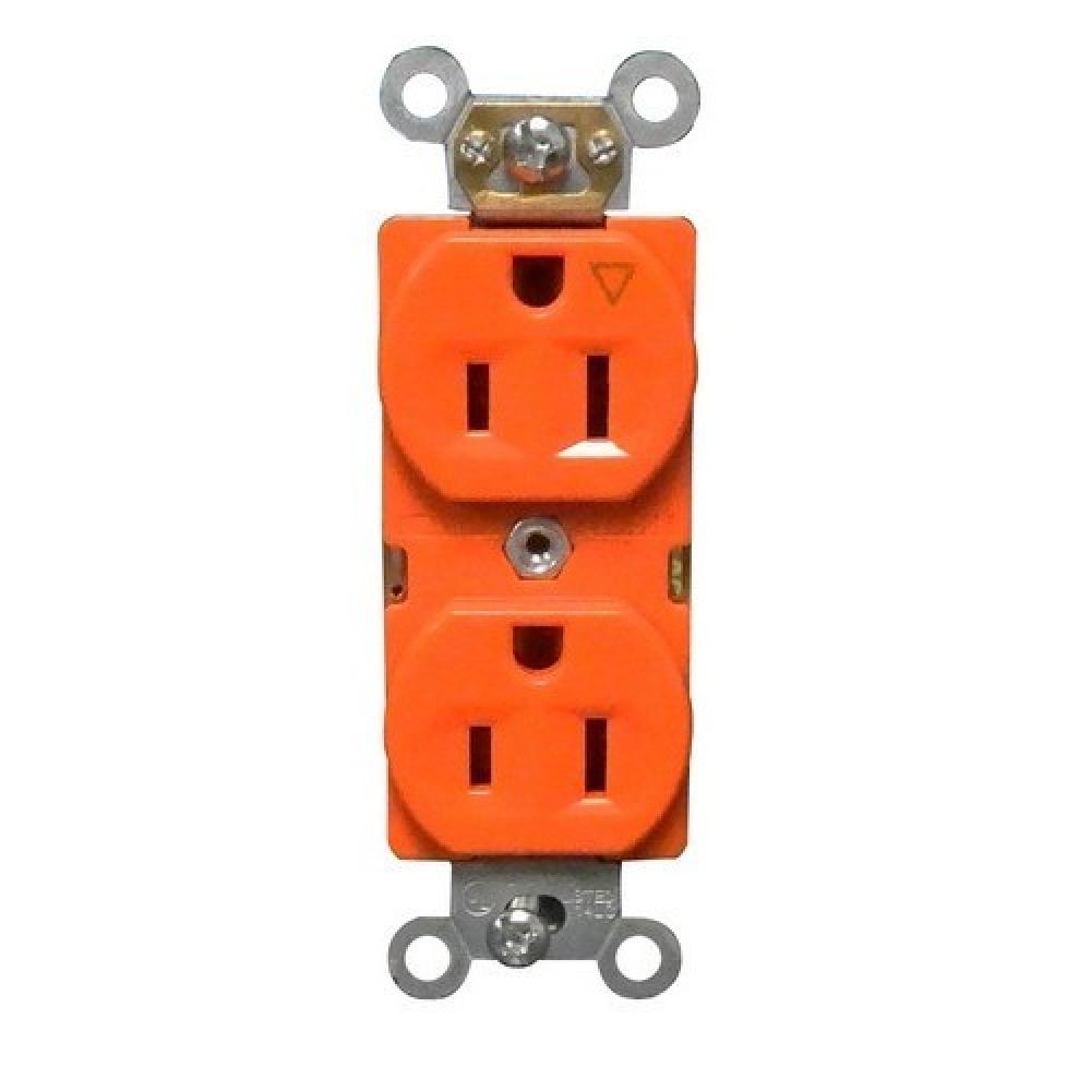 Isolted G Duplex Receptcle Org 15A-125V