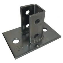 Morris 17450 - Post Bs Sgl Chnnl 2HStndrd 1-5/8" Strut