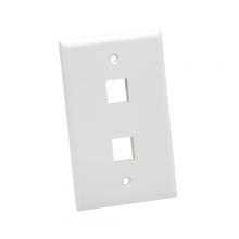 Platinum Tools 602WH-25 - Wall Plate Standard 2 Port WH
