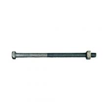 Porcelain Products Company 6112 - MACHINE BOLT AND NUT,LEN: 12 IN