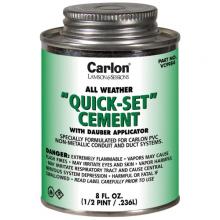 Rectorseal Compounds VC9984 - CARLON SOLVENT CEMENT,CLR,1/2 PT,0.94
