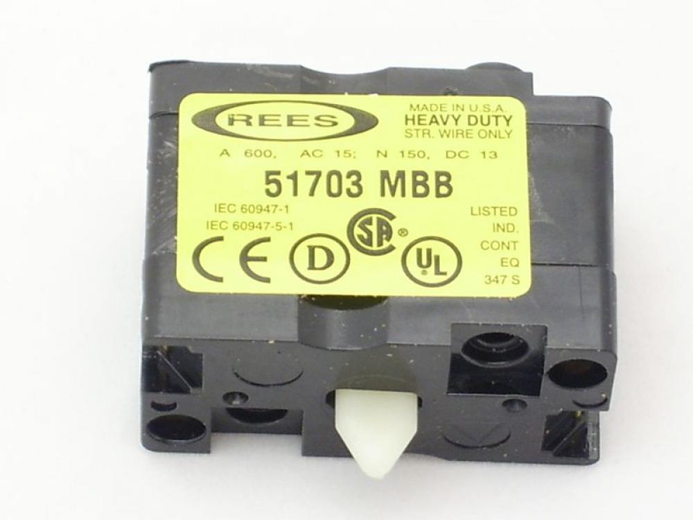 Contact Block,Rees,14/2 AWG STRD,0 To +55 DEG C