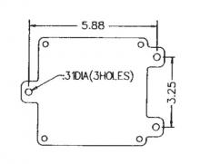 Rees 01004-010 - Adapter Plate,Rees,Old Catalog NO: 2197-2