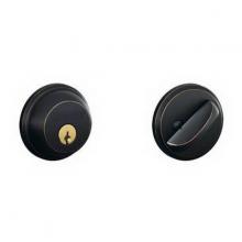 Schlage Lock, div of Allegion B60N71612-28710-116134KDC48-1802 - Deadbolt,Keyed 1 Side,Grade 1,Solid BRS