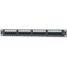 Signamax 12458MD-C5E - CAT 5E UTP PATCH PANEL,12,1,1-3/4 IN,BLK