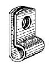 Victor Specialties 16101-S - 1/4 1H  CABLE & TUBE SAFETY CLAMP   (.032)