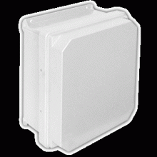 Vynckier Enclosure Systems RVJ1210HW - RVJ 1210 W/ RAISED COVER / HINGE / 2 CORNER SCRE