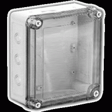 Vynckier Enclosure Systems VM773CTK - VM 773 W/ CLEAR POLYCARBONATE COVER / KNOCKOUTS