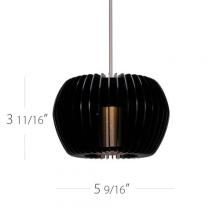 WAC Lighting QPLED315-BK/BN - UBER PENDANT,CONTEMPORARY/MODERN STYLE