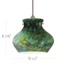WAC Lighting PLD-F1-421GR/AB - MOSS-PACIFIC NORTHWEST PENDANT,26 WTT