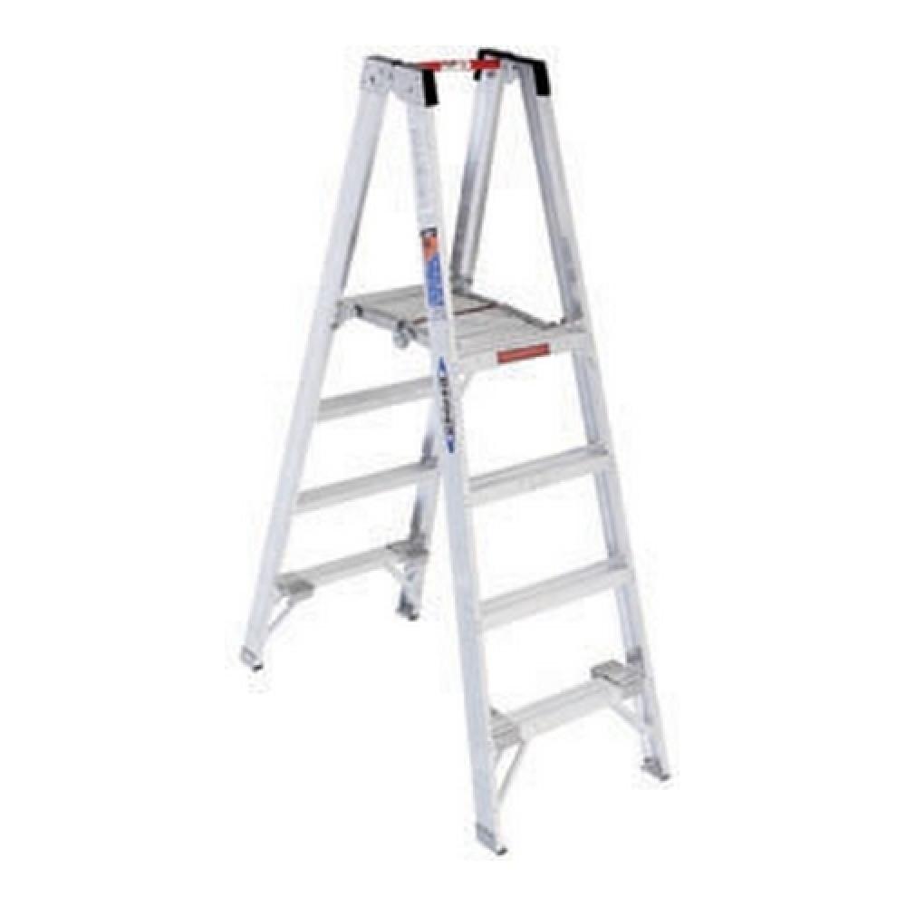 ALUMINUM PLATFORM TWIN STEPLADDERS