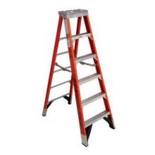 Werner 7408 - FIBERGLASS PLATFORM TWIN STEPLADDERS