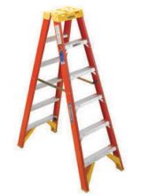 Werner T6208 - FIBERGLASS PLATFORM TWIN STEPLADDERS