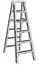 Werner W3710 - WOOD STEPLADDERS