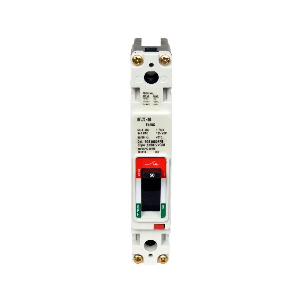 E 1P BRK, 20 A, 65 kA @ 277VAC, UL/IEC
