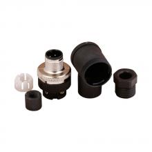 Eaton CSDRM4 - CONNECTOR,FIELD WIRING,M12M,RT ANG,4-PIN