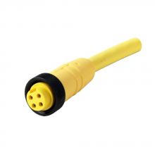 Eaton CSMS4F4CY1602 - CORDSET,MINI,STRAIGHT FEMALE,4P,16GA