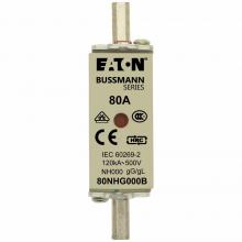 Eaton Edison 80NHG000B - NH FUSE 80A 500V GL/GG SIZE 000 DUAL IN