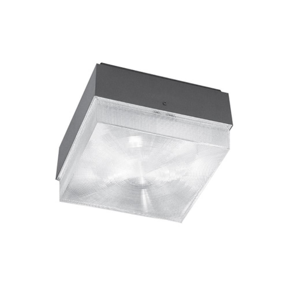 FIXT CANOPY SQ 150W MH 120V POLYCARB BRZ