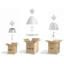 Hubbell Lighting BL-400PV-BC-WH-EX-UPL - HIBAY 400W PS EX 5TAP 14IN OPN REFL UNT