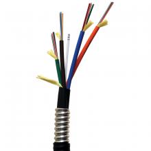 Hubbell Premise Wiring HFCD19048P4BK - CBL, FIBER,OM4,48F,I/O,PL,ARM,TB,BK