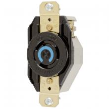 Hubbell Wiring Device-Kellems HBL2320 - LKG RCPT, 20A 250V, L6-20R, BK
