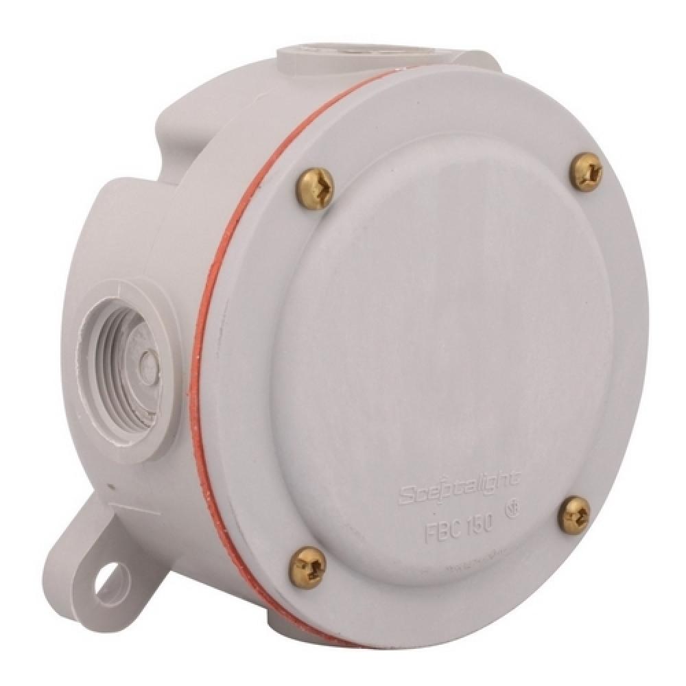 CEIL. MT. PVC JUNCTION BOX 3/4-3/4&#34; HUB SCEP