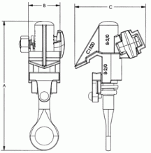 MacLean Power Systems C-1520D - HOT LINE CLAMP