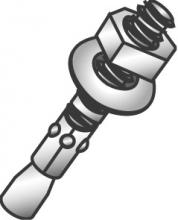 Minerallac 62244 - 3/8 X 2-3/4 STUD WEDGE ANCHOR