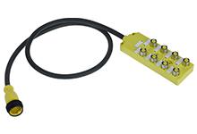 Woodhead BKY400P-FBP-10 - ULTRA-MPIS-4W-4I/O-10M-PUR