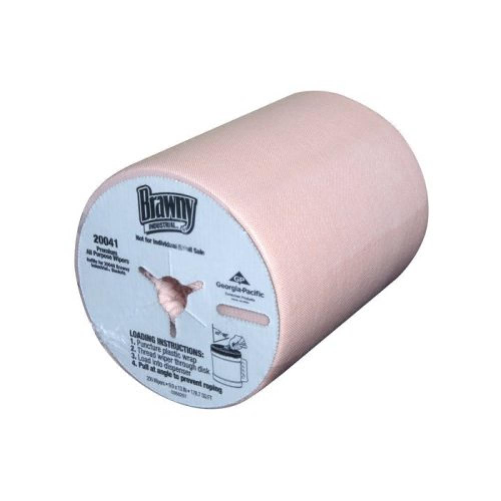 BRAWNY INDUST WIPER BUCKET REFILL,ORG